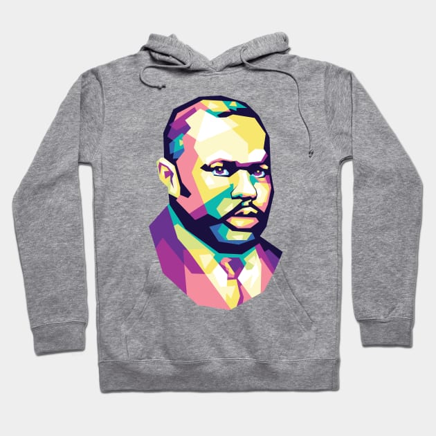 wpap Marcus Garvey fullcollor Hoodie by agungsaid1234